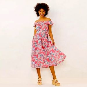 Lauren Conrad off shoulder Summer Dress sz L